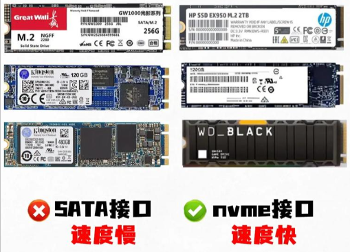 M.2固态硬盘SATA接口要淘汰了。5种方法区分M.2固态是SATA接口还是nvme接口？